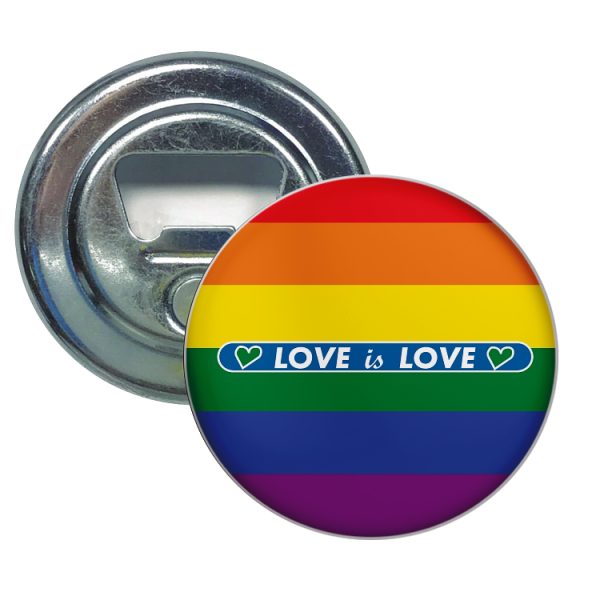 ABRIDOR REDONDO LOVE IS LOVE COMUNIDAD LGTB