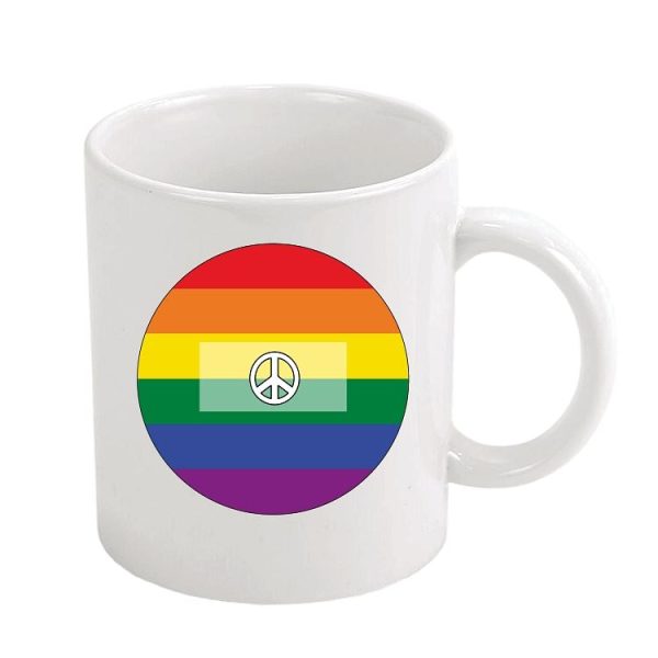 TAZA COMUNIDAD LGTB SIMBOLO DE LA PAZ