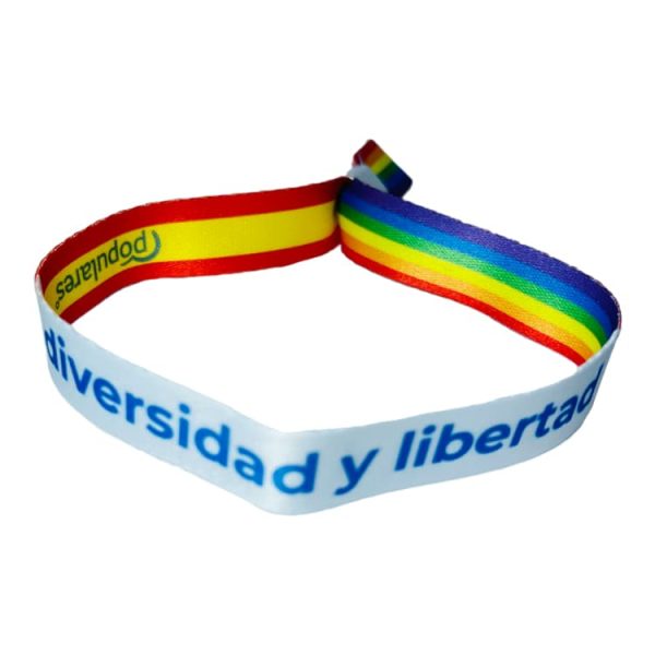 PULSERA POLITICA - PP MADRID - AYUSO - LGTB DIVERSIDAD Y LIBERTAD P131